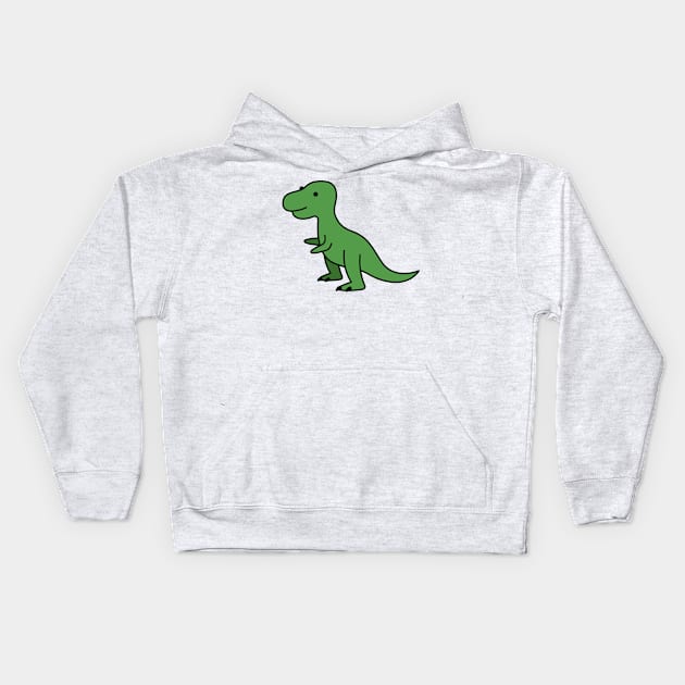 T-Rex Kids Hoodie by joseanaya